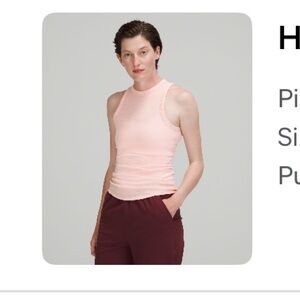 Lululemon Hold Tight Crew Neck Tank